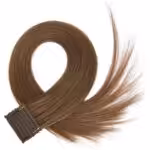 1. Hochwertige Haarverlängerungen in Braun für natürliche Looks.