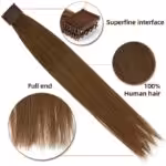 6D Hair extensions 2nd generation, 100g color 4 new3