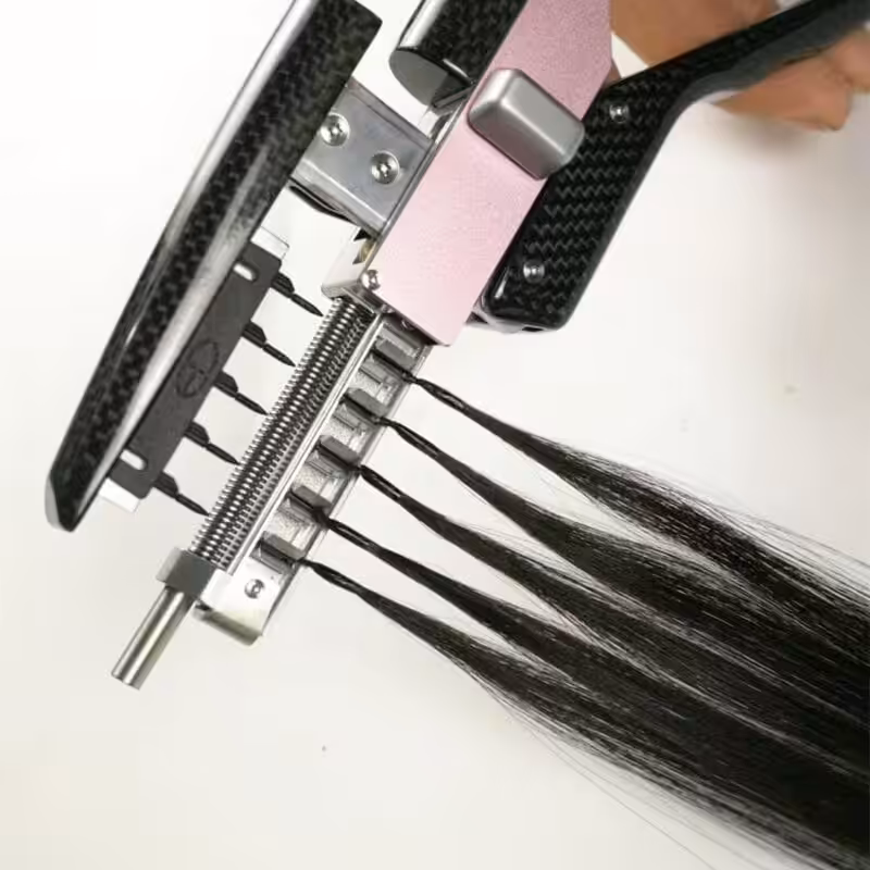 6D Hair extensions machine, second generation demo 05