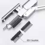 6D hair extensions buckle first generation black 03