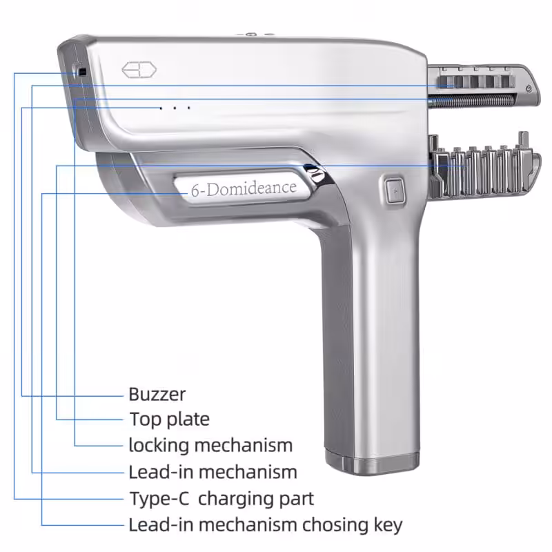 6D hair extension machine, micro-laser 3 th génération demo 01