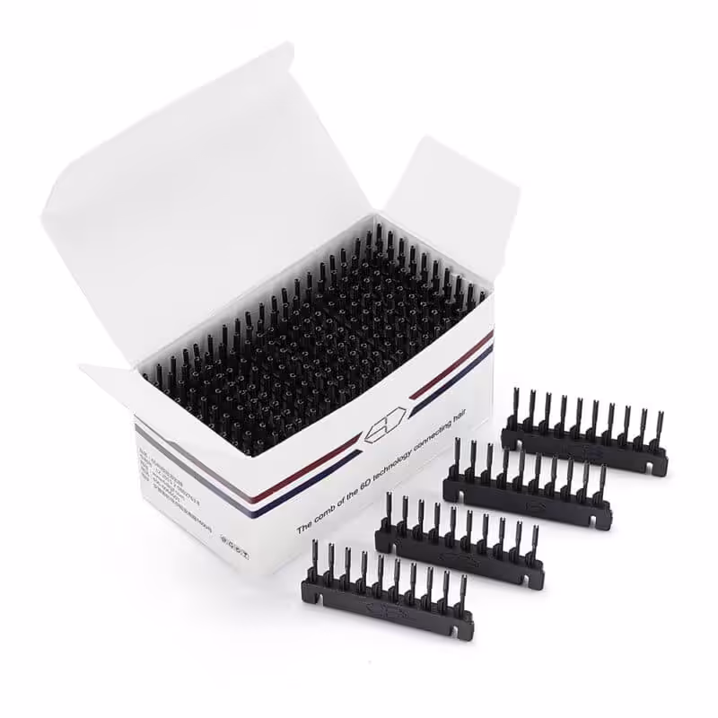 6D hair extensions buckle first generation black 01