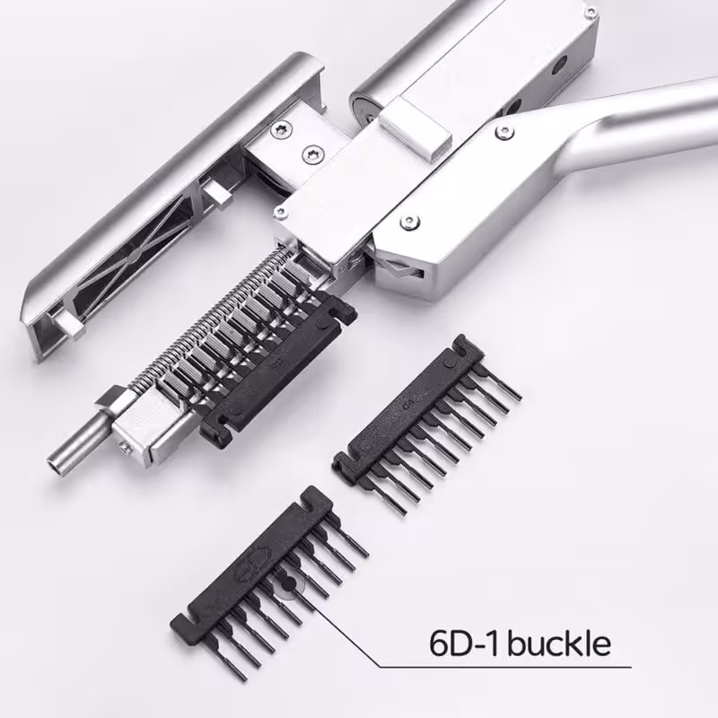 6D hair extensions buckle first generation black 03