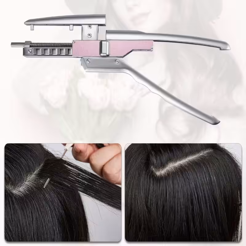 6D Hair extensions machine, second generation demo 02